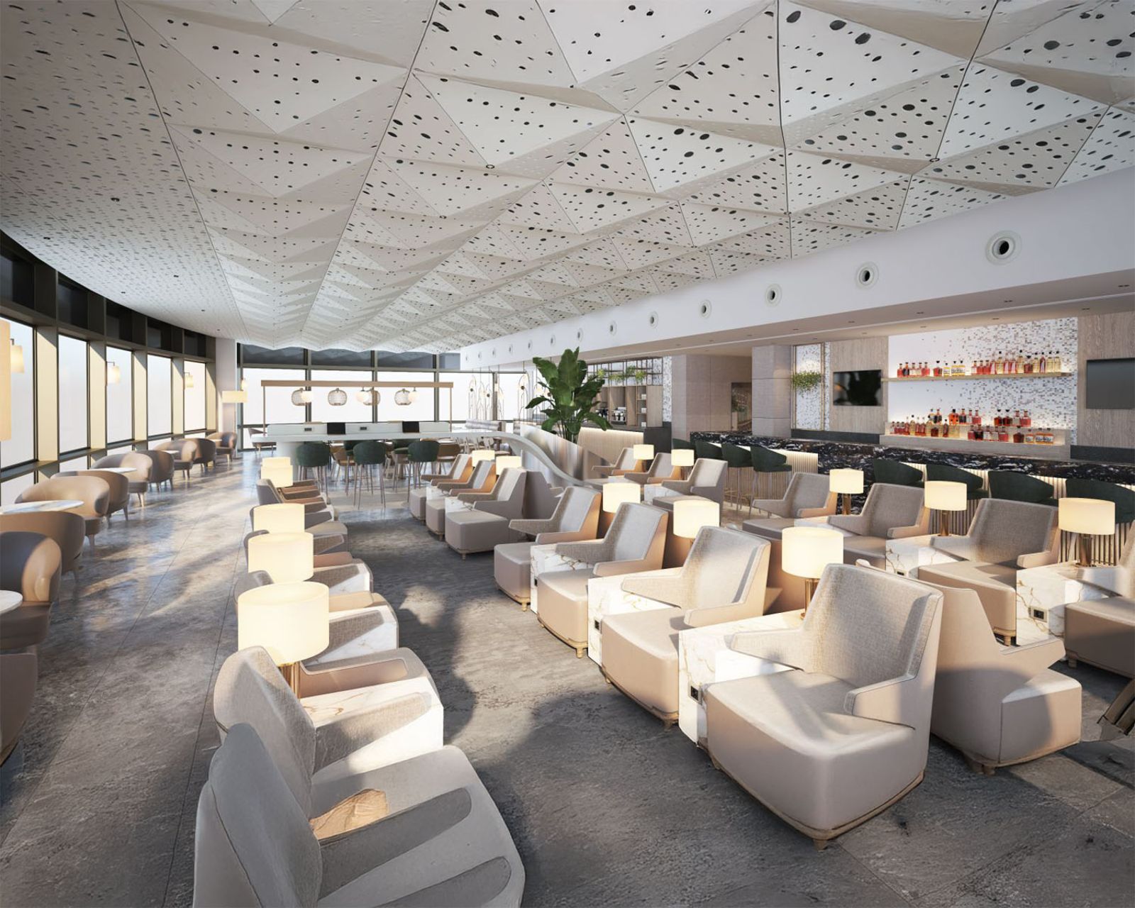 Istanbul Airport (IST) | International Departure Plaza Premium Lounge (Marmara)